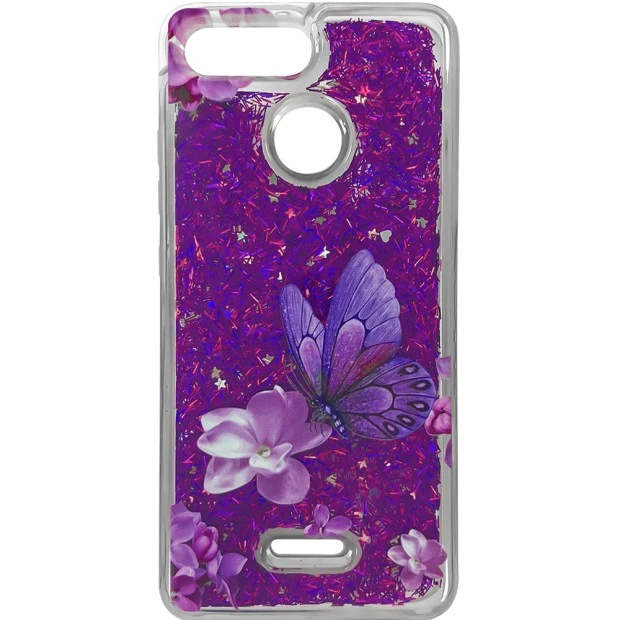 Силиконовый чехол Liquid Fashion Xiaomi Redmi 6 (Butterfly)