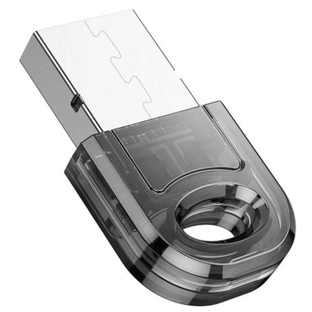 Адаптер Bluetooth Hoco UA28 V5.1 (Прозорий чорний)