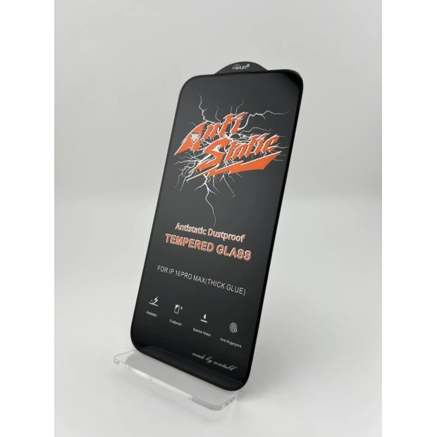 Защитное стекло 5D Statica HD Apple iPhone 16 Pro Max Black