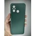 Силіконовий чохол Original 360 для Xiaomi Redmi 12C  /  11A (ShutCam) (Темно-зелений)