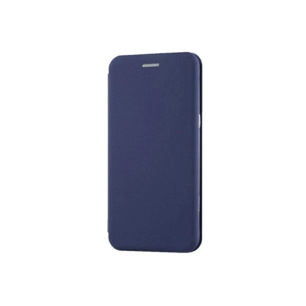 Чехол-книжка iNavi Samsung A6 Plus (2018) A605 (темно-синий)