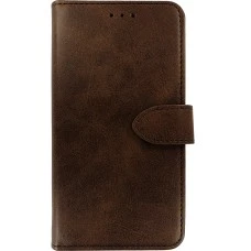 Чехол-книжка Leather Book Xiaomi Redmi Note 8 (Тёмно-коричневый)