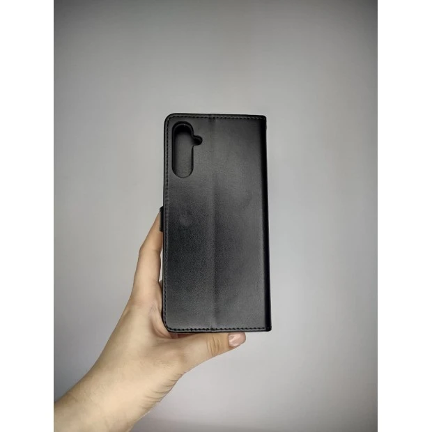 Leather Book Gallant Case for Samsung Galaxy M14 (Black)