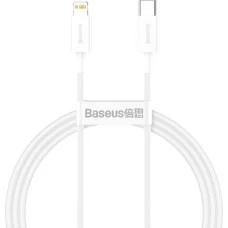 USB-кабель Baseus Superior PD 20W (1м) (Type-C до Lightning) (Білий) CATLYS-A02