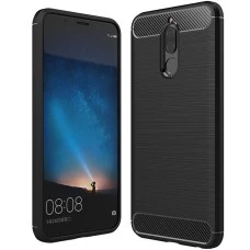 Силикон Polished Carbon Huawei Mate 10 Lite (черный)