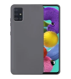 Силикон Original 360 Case Samsung Galaxy A51 (Тёмно-серый)
