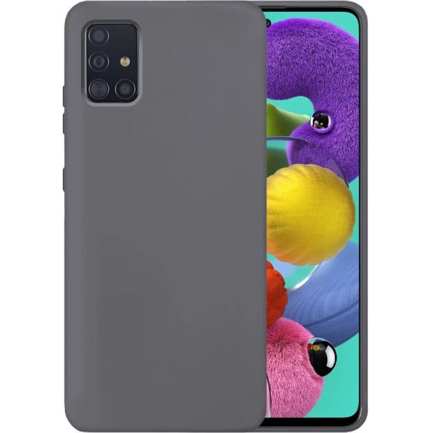 Силикон Original 360 Case Samsung Galaxy A51 (Тёмно-серый)