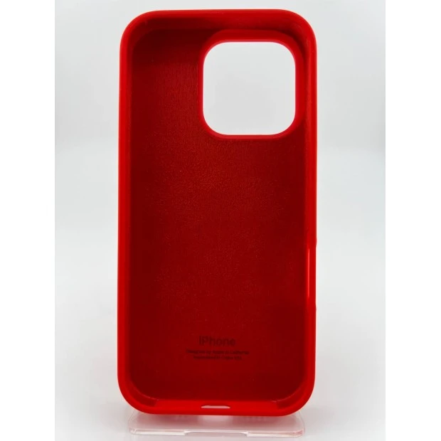 Силіконовий оригінальний чохол для Apple iPhone 16 Pro (05) Product RED