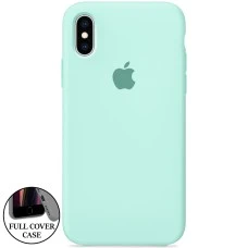 Силикон Original Round Case Apple iPhone X / XS (21) Turqouise