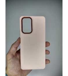 Накладка Metal Camera Xiaomi Redmi Note 10 Pro / Note 10 Pro Max (Персиковый)