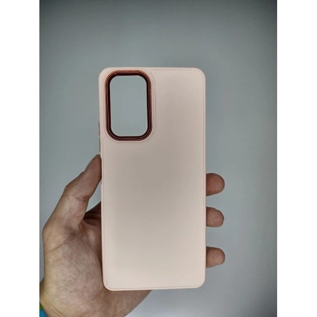 Накладка Metal Camera Xiaomi Redmi Note 10 Pro / Note 10 Pro Max (Персиковый)