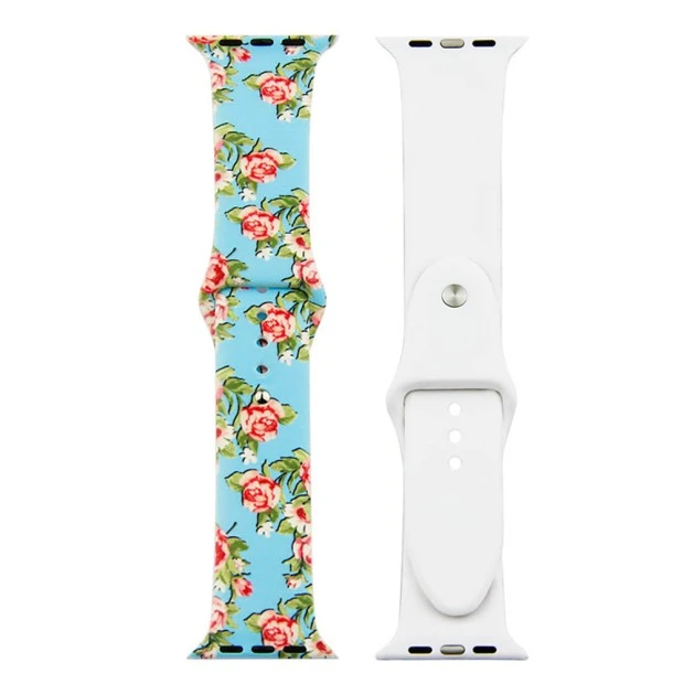 Ремешок Print Apple Watch 38 / 40 mm (Flowers 5)