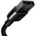 USB-кабель Baseus Tungsten Gold 2.4A (1m) (Lightning) (Чёрный) CALWJ-01 USB-кабель Baseus Tungsten Gold 2.4A (1m) (Lightning) (Чёрный) CALWJ-01