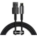 USB-кабель Baseus Tungsten Gold 2.4A (1m) (Lightning) (Чёрный) CALWJ-01 USB-кабель Baseus Tungsten Gold 2.4A (1m) (Lightning) (Чёрный) CALWJ-01