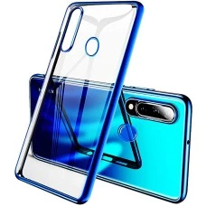 Силиконовый чехол UMKU Line Huawei P30 Lite (Синий)