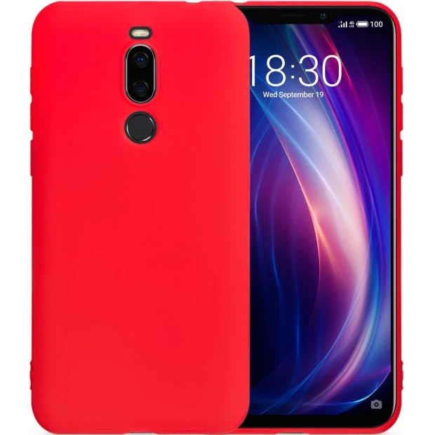 Силиконовый чехол iNavi Color Meizu X8 (Красный)