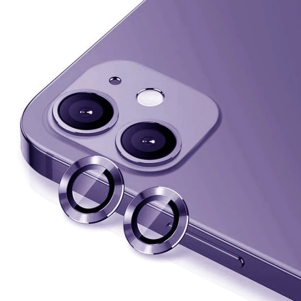 Захисне скло на камеру Metal Armor Apple iPhone 12 Purple