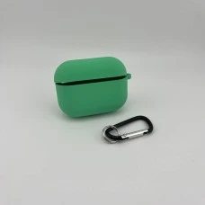 Чохол для навушників Full Silicone Case with Microfiber Apple AirPods Pro 2 (49) Аквамарин