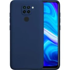Силикон iNavi Color Xiaomi Redmi Note 9 (Тёмно-синий)