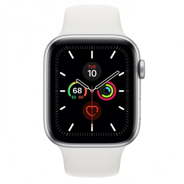 Смарт-часы Apple Watch Series 5 44mm (Silver) (Grade A+) 83% Б/У O