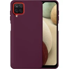 Силикон Original 360 Case Samsung Galaxy A12 (2020) (Бордовый)