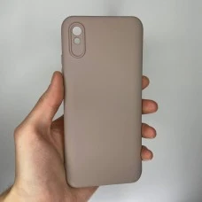 Силикон Original 360 Case Xiaomi Redmi 9A (ShutCam) (Тёмно-пудровый)