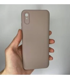 Силіконовий чохол Original 360 Case для Xiaomi Redmi 9A (ShutCam) (Темно-пудрови..