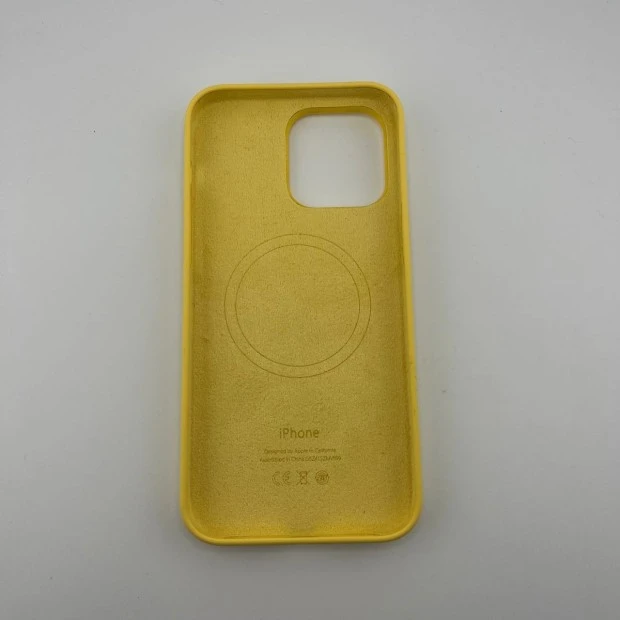Чехол Silicone Case with MagSafe Apple iPhone 14 Pro Max (Sunglow)