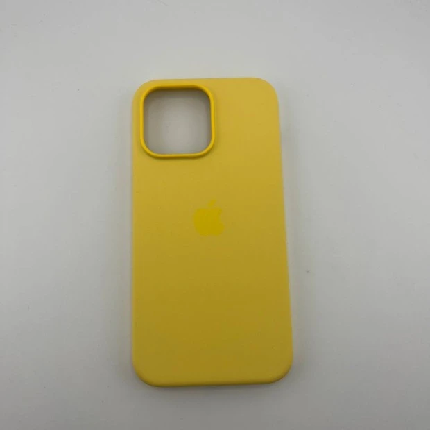 Чехол Silicone Case with MagSafe Apple iPhone 14 Pro Max (Sunglow)