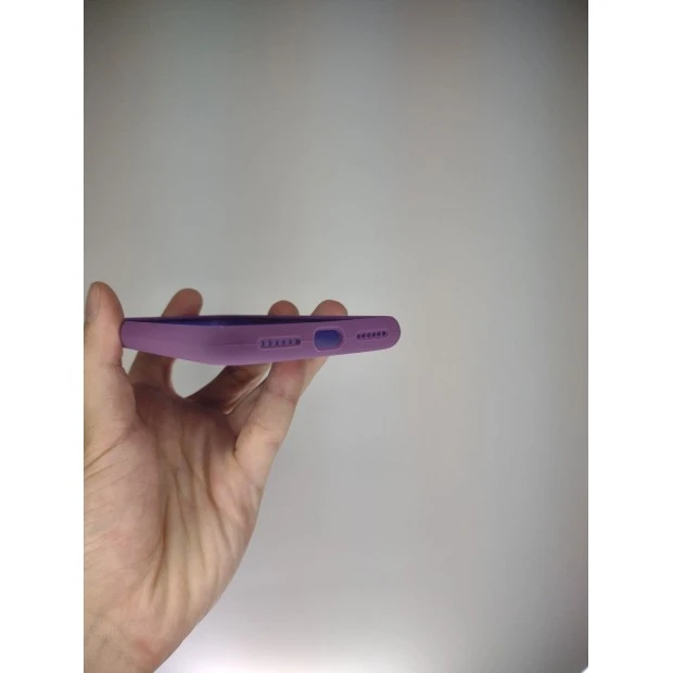 Оригінальний силіконовий чохол RoundCam для Apple iPhone X  /  XS (28) Brinjal.