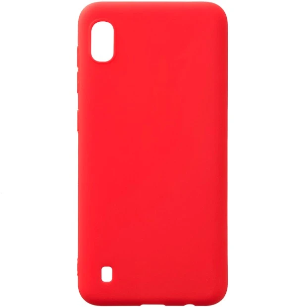 Силиконовый чехол iNavi Color Samsung Galaxy A10 / M10 (2019) (Красный)