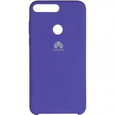 Силиконовый чехол Original Case Huawei Y7 Prime (2018) / Honor 7C Pro (Фиолетовый)