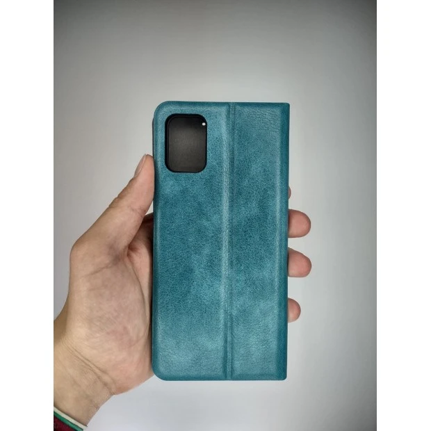 Чехол-книжка Leather Book Samsung Galaxy A51 (2020) (Бирюзовый)