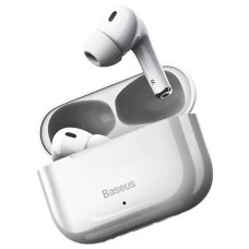 Беспроводные наушники-гарнитура вакуумные Baseus Bowie Encok W3 (White)