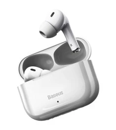 Беспроводные наушники-гарнитура вакуумные Baseus Bowie Encok W3 (White)