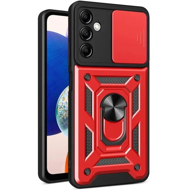 Бронь-чехол Ring Serge Armor Case Samsung Galaxy A16 (ShutCam) (Красный)