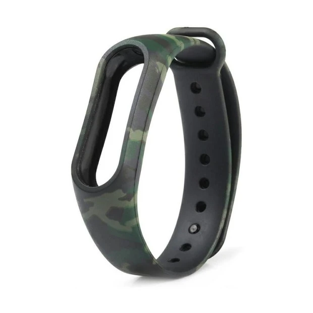 Ремешок Original Design Xiaomi Mi Band 2 Рисунок (Камуфляж, Зелёный)