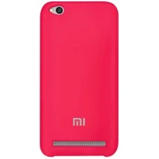 Силикон Original Case Logo Xiaomi Redmi 5a (Малиновый)