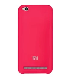 Силикон Original Case Logo Xiaomi Redmi 5a (Малиновый)