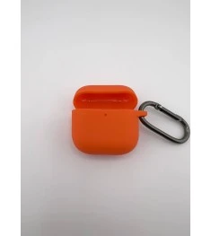Чехол для наушников Full Silicone Case Apple AirPods 4 (18) Orange
