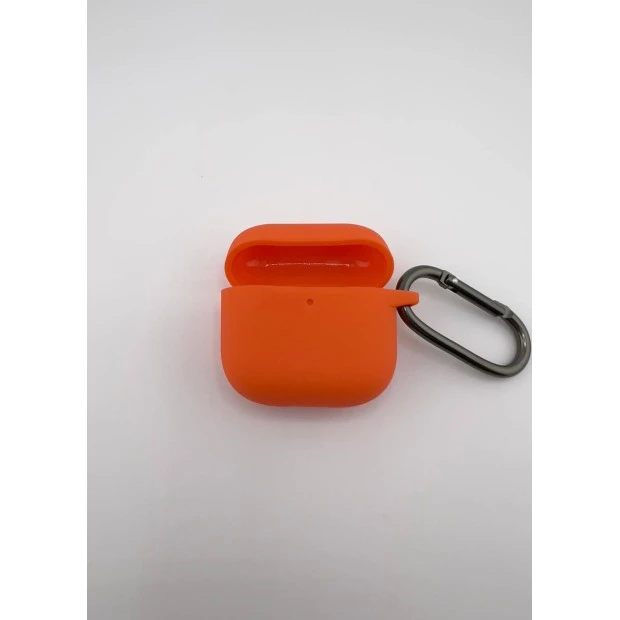 Чехол для наушников Full Silicone Case Apple AirPods 4 (18) Orange