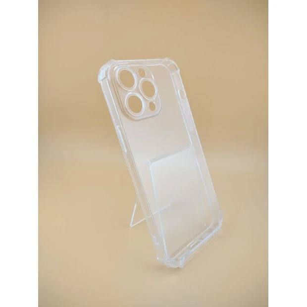 Силікон 6D Apple iPhone 14 Pro Max (ShutCam) (Прозорий)