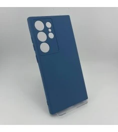 Силіконовий чохол Original Samsung Galaxy S24 Ultra (ShutCam) (Кобальт)