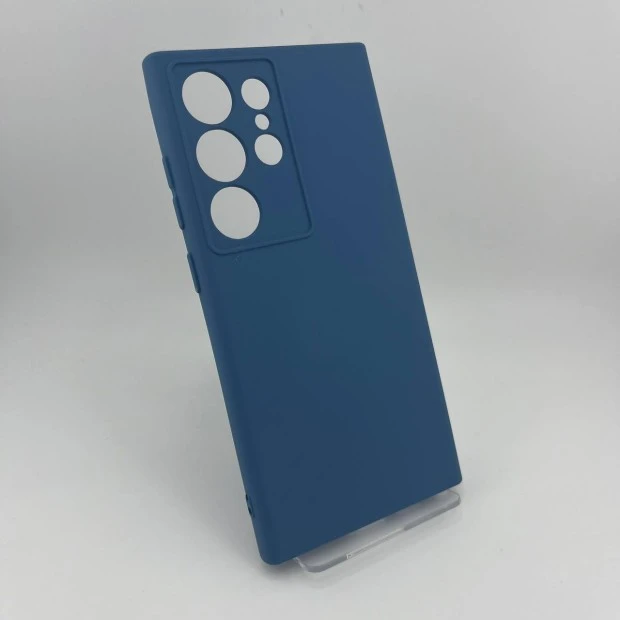 Силіконовий чохол Original Samsung Galaxy S24 Ultra (ShutCam) (Кобальт)