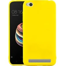Силикон iNavi Color Xiaomi Redmi 5a (желтый)