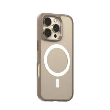 Накладка Blueo Skin Friendly Anti-Drop with MagSafe Apple iPhone 16 Pro Max (Gold)