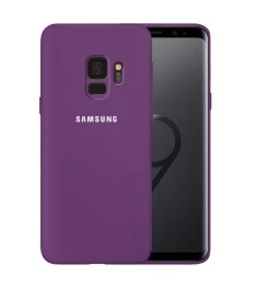 Силикон Original 360 Case Logo Samsung Galaxy S9 (Сиреневый)
