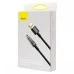 USB-кабель Baseus Explorer Auto Power-Off 2.4A (1м) (Lightning) (Чорний) CATS000401
