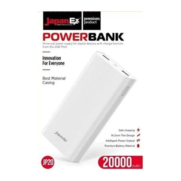 PowerBank JapanEX JP20 20000mAh (Белый)