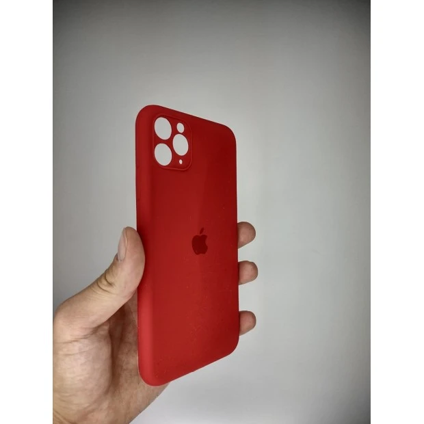 Силіконовий оригінальний чохол RoundCam для Apple iPhone 11 Pro Max (червоний, Китай)